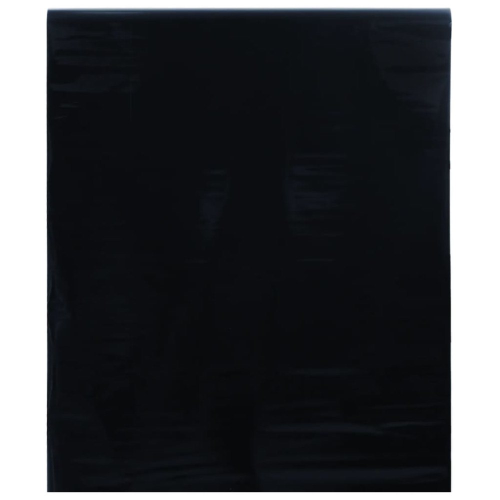 vidaXL Fönsterfilm statisk frostad frostad svart 60x500 cm PVC