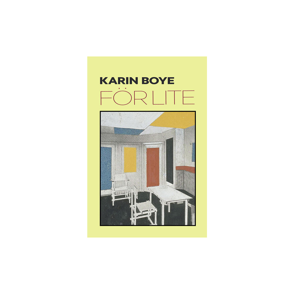 Karin Boye För lite (bok, danskt band)