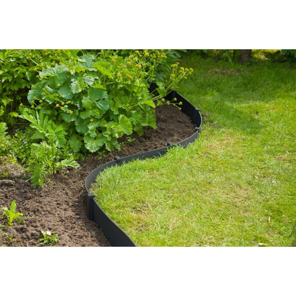 Nature Nature Rabattkant set H15 cm x 10 m med spett svart