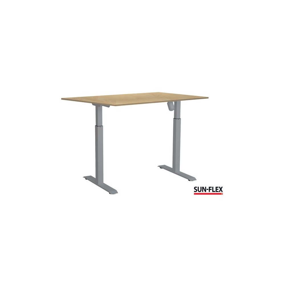 Sun-Flex Bord SUN-FLEX I höj/sänk 120x80 grå/björ