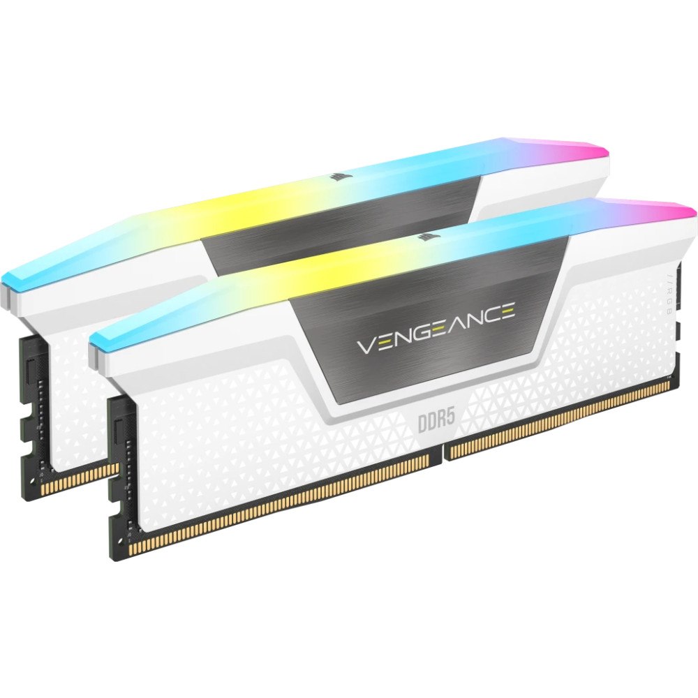 Corsair Corsair Vengeance RGB CMH32GX5M2E6000C36W RAM-minnen 32 GB 2 x 16 GB DDR5 6000 MHz ECC