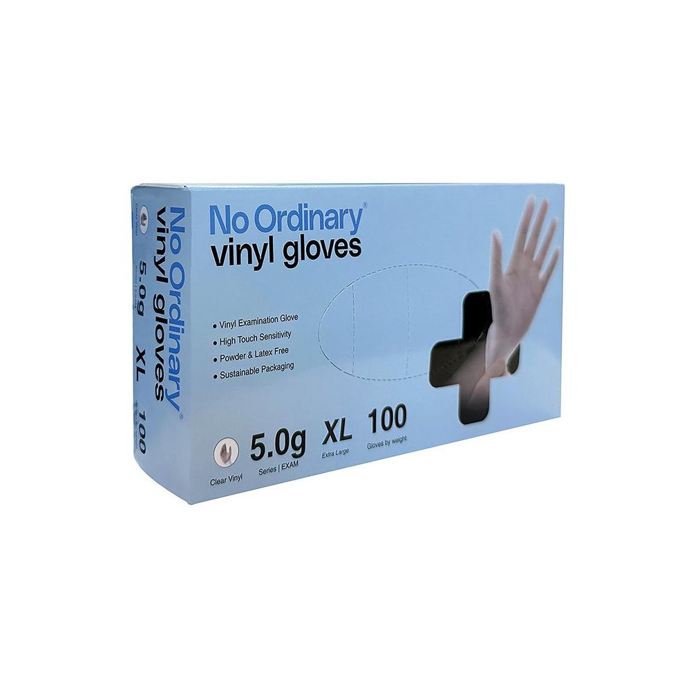 NO ORDINARY Vinylhandske NO ORDINARY f-fri XL 100/fp