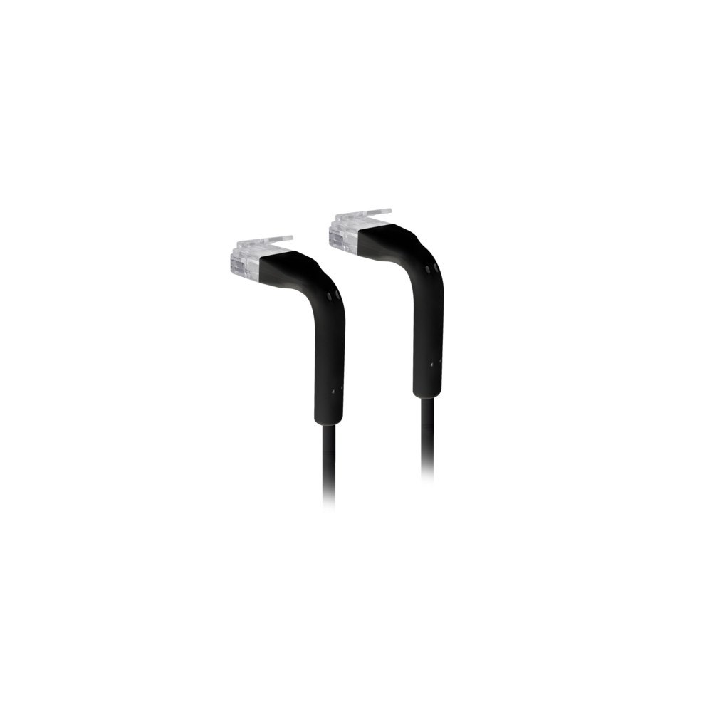 Ubiquiti Networks Ubiquiti UC-Patch-0.3M-RJ45-BK nätverkskablar Svart 0,3 m Cat6