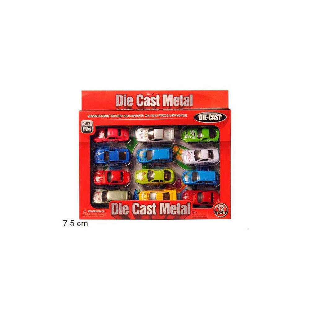 No Brand Bilar i metall 12/fp