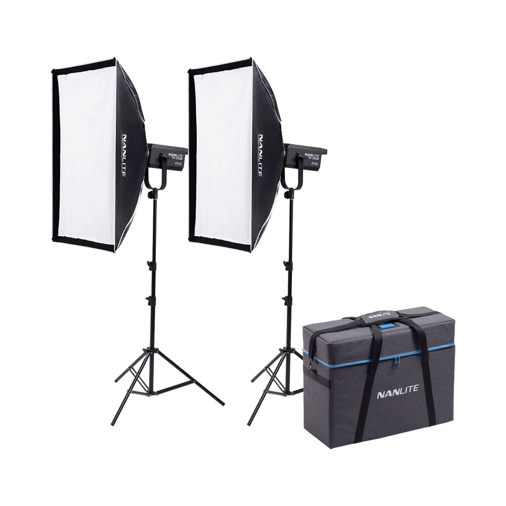 NANLITE Nanlite FS-300B Bi-Colour 2 light kit with stand