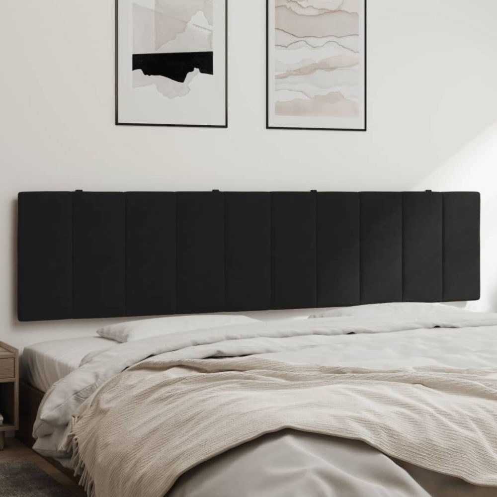 vidaXL Dyna till huvudgavel svart 200 cm sammet