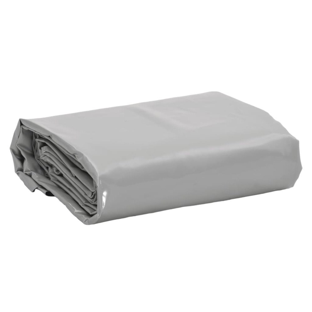vidaXL Presenning grå 4x5 m 650 g/m²
