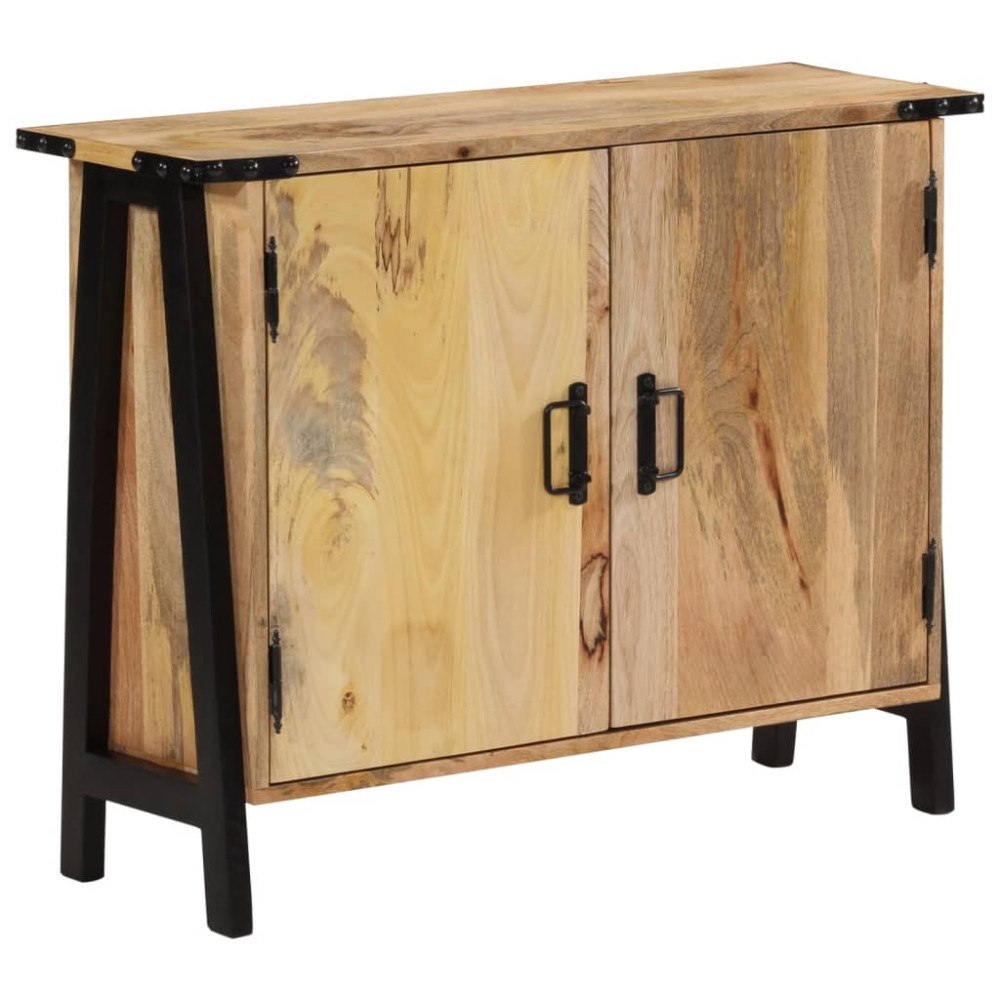 vidaXL Skänk 88x30x69 cm massivt mangoträ