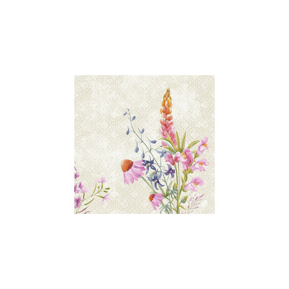 Duni Servett Floret D-soft 40X40cm 60/fp