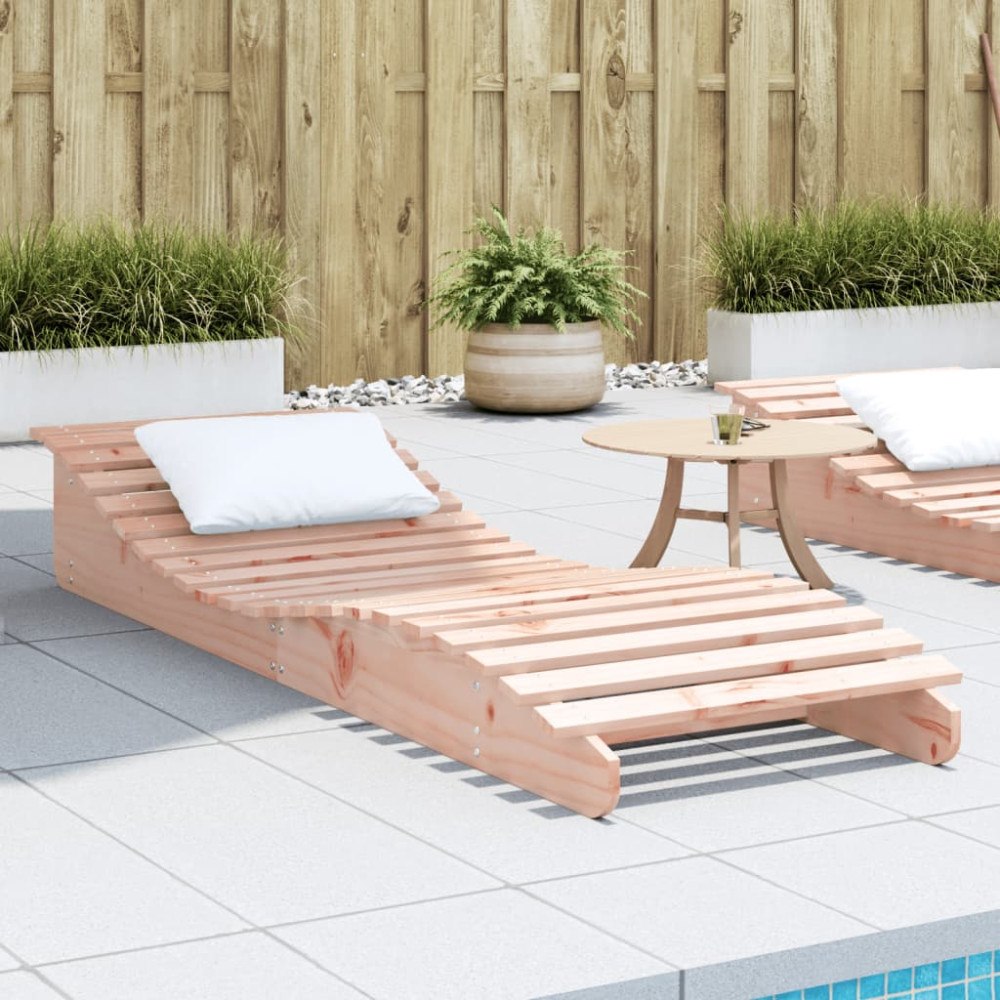 vidaXL Solsäng 205x60x31,5 cm massivt douglasträ