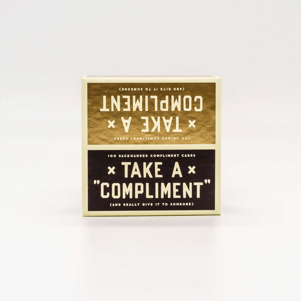 Galison Brass Monkey Take a Compliment Card Set
