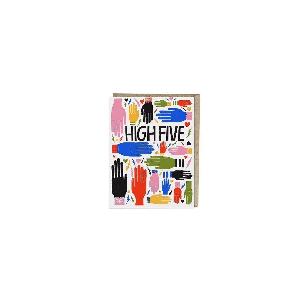 Abrams & Chronicle Books 6-Pack Lisa Congdon for Em & Friends Women High Five Card