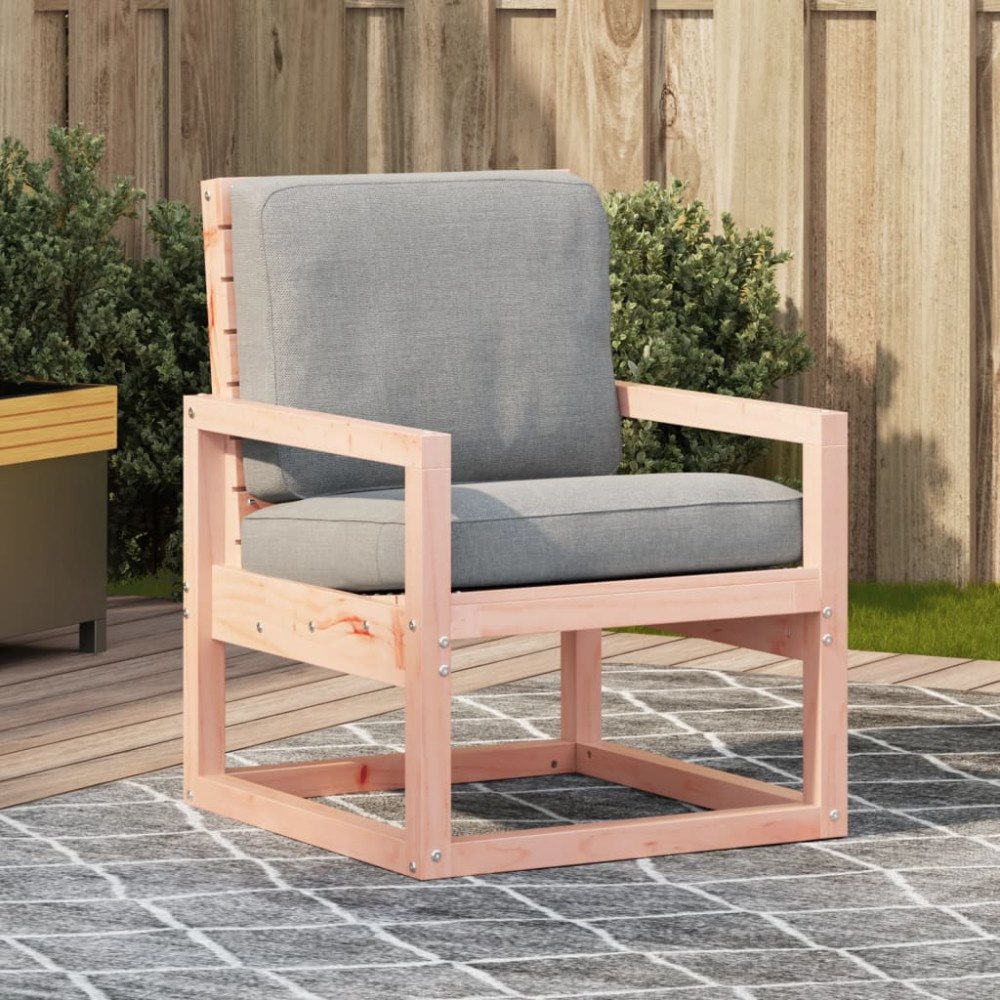 vidaXL Trädgårdsstol 57,5x63x76 cm massiv douglasträ