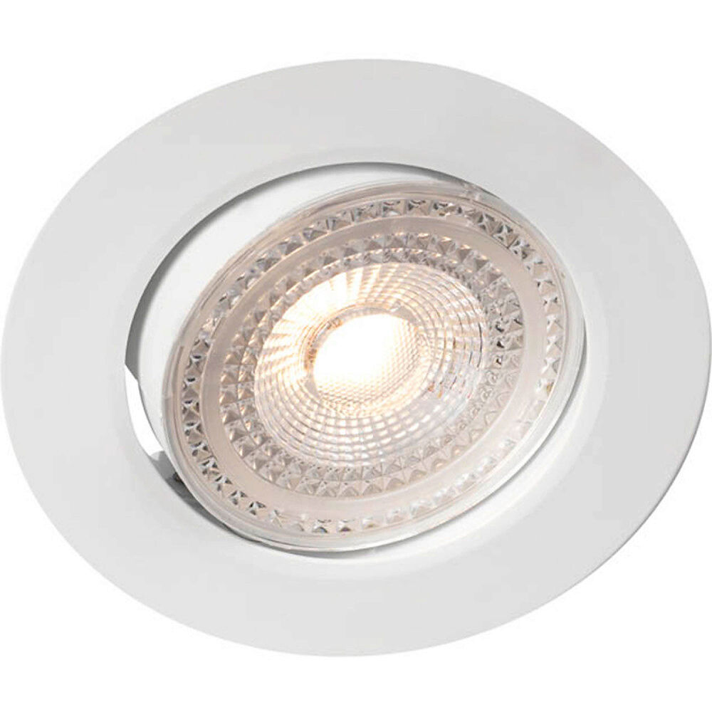 Llitt Sara 230V Dimbar downlight spotlight 3000K 400lm IP44 Vit