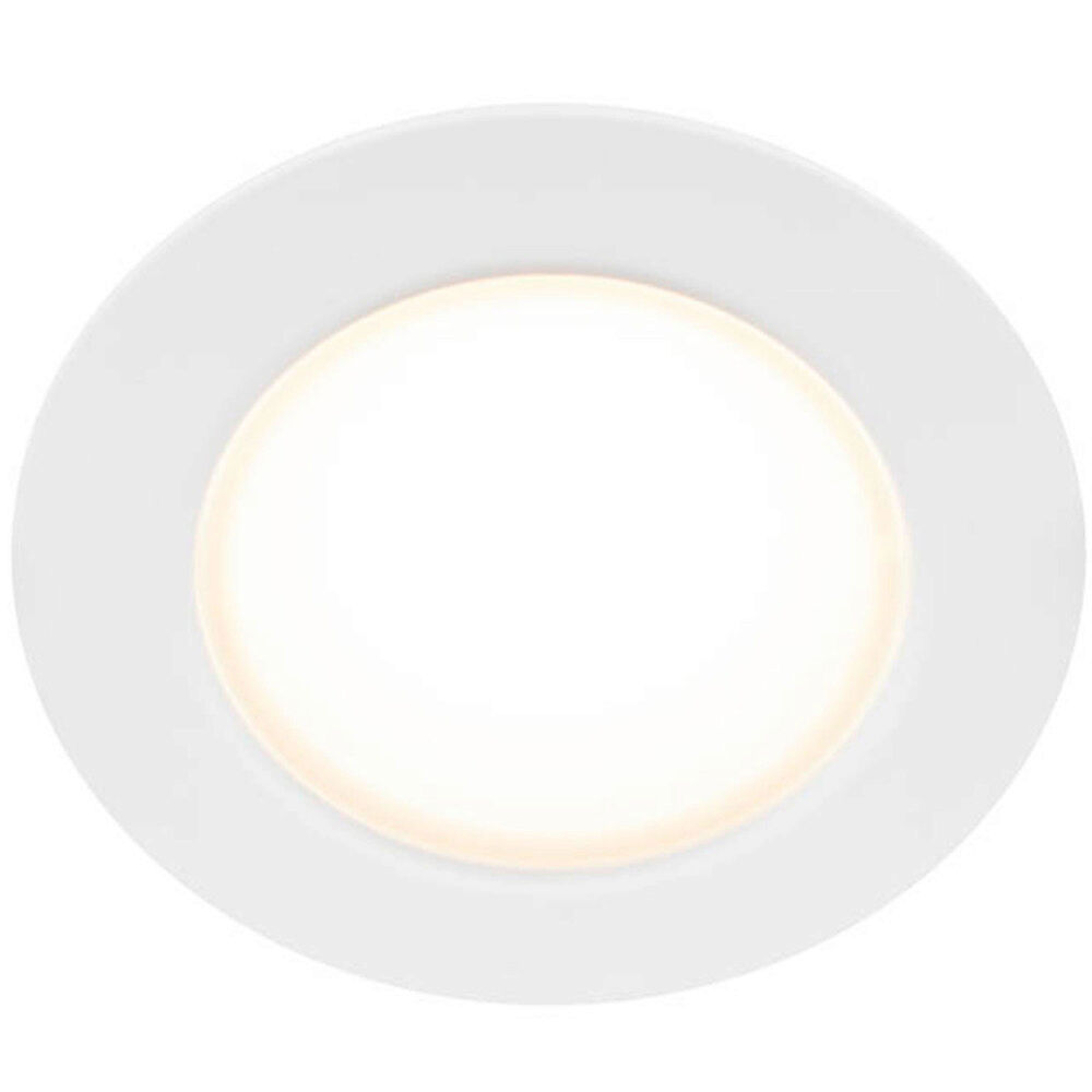 Llitt Doris 230V Dimbar downlight spotlight 3000K 400lm IP65 Vit