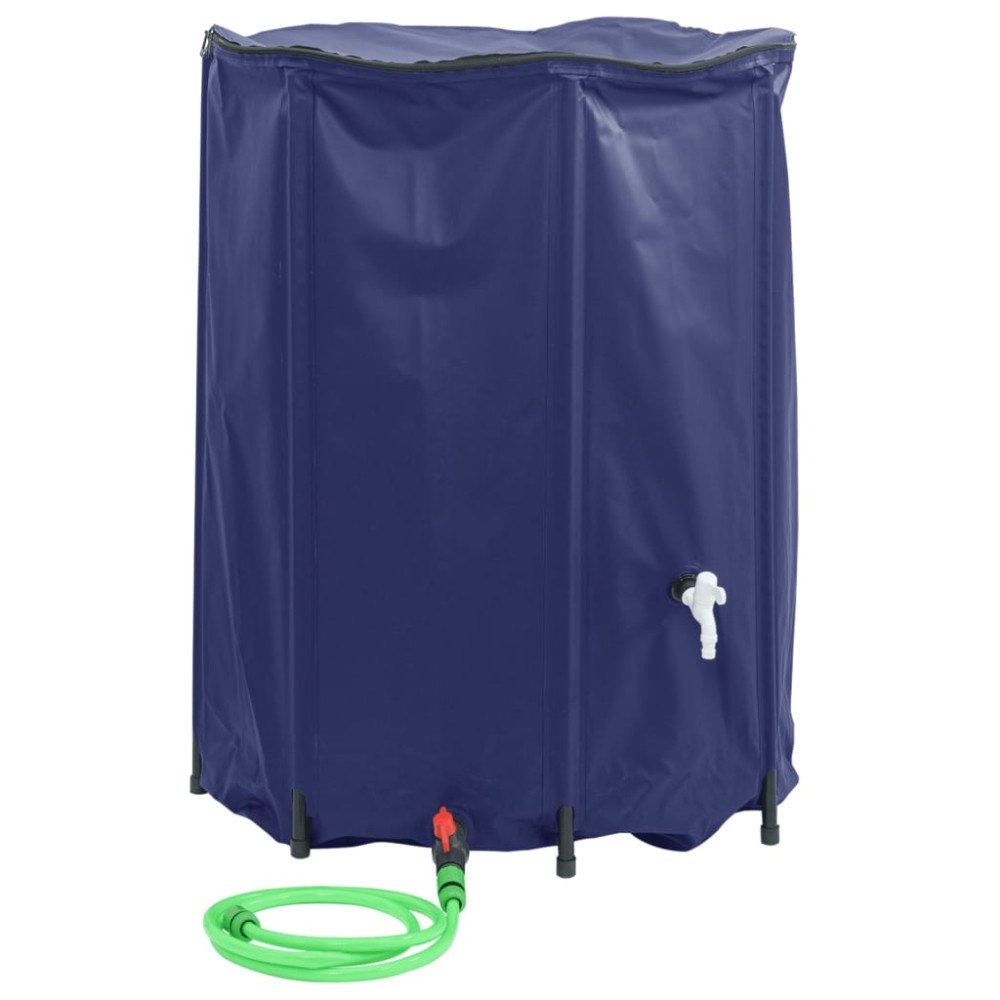 vidaXL Vattentank med kran vikbar 1350 L PVC