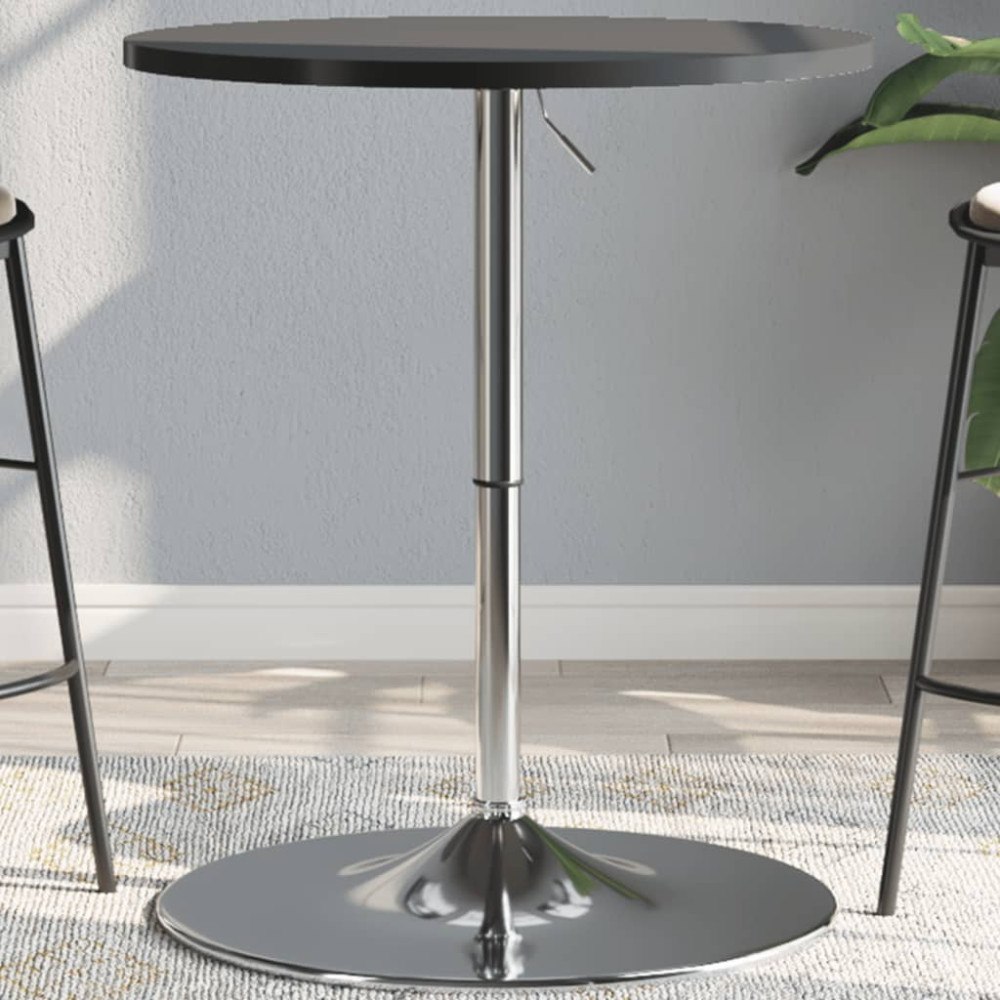 vidaXL Barbordsfot 55x90 cm kromat stål