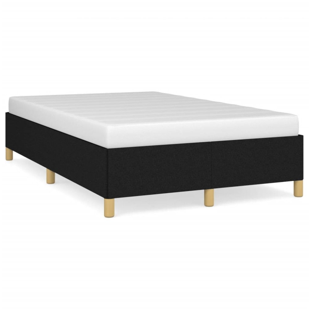 vidaXL sängram utan madrass svart 120x190 cm tyg