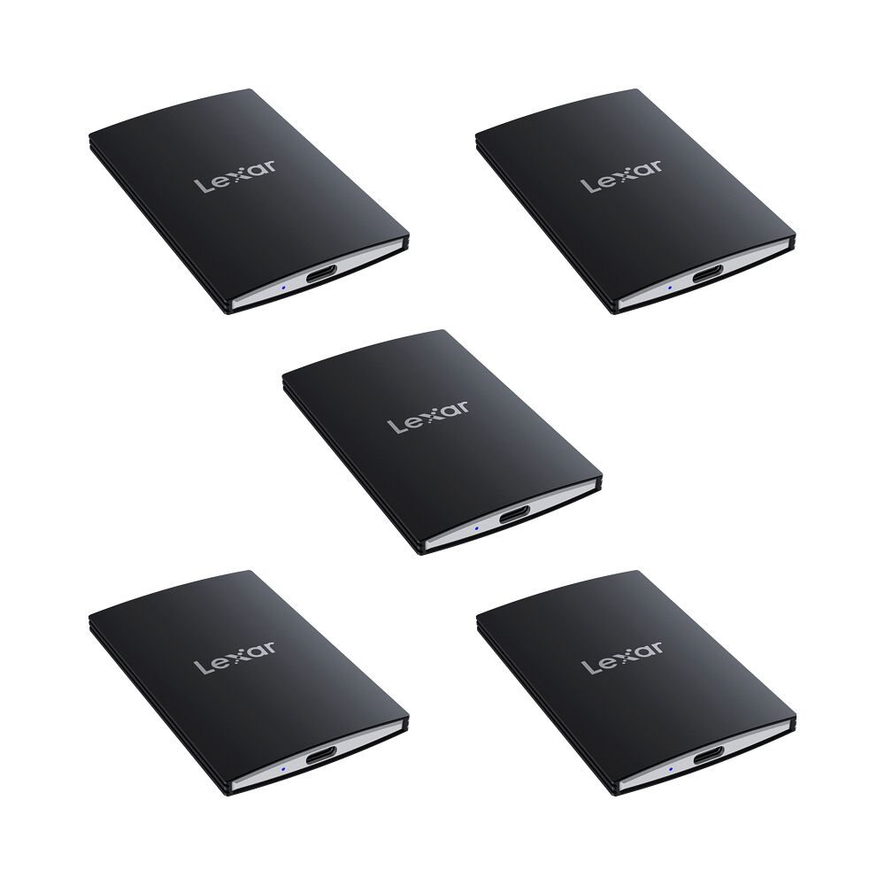 LEXAR Lexar SSD SL500 / USB3.2 Gen2x2 up to R2000/W1800 // 5-pack w./ 4X 1TB + 1X 2TB