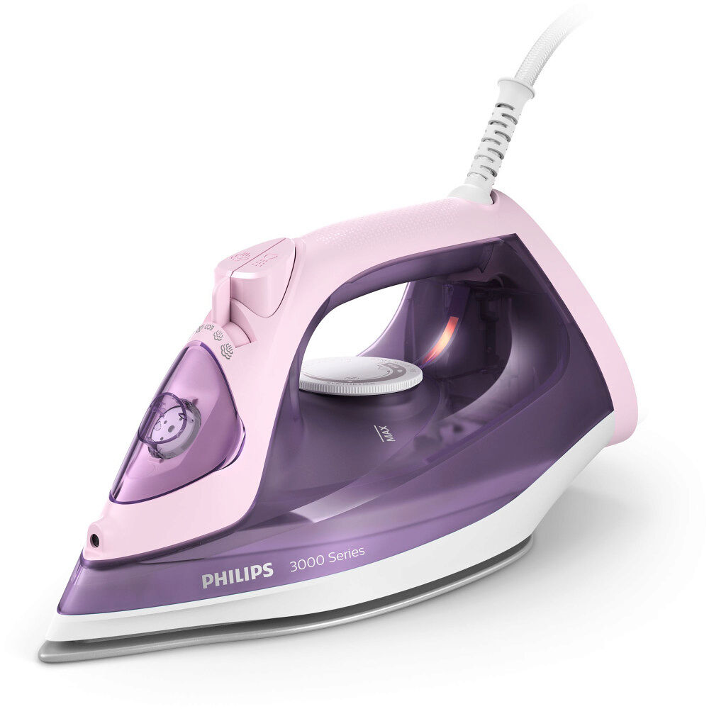 Philips Philips 3000 series DST3020/30 strykjärn Ångstrykjärn Keramisk stryksula 2200 W Rosa, Lila