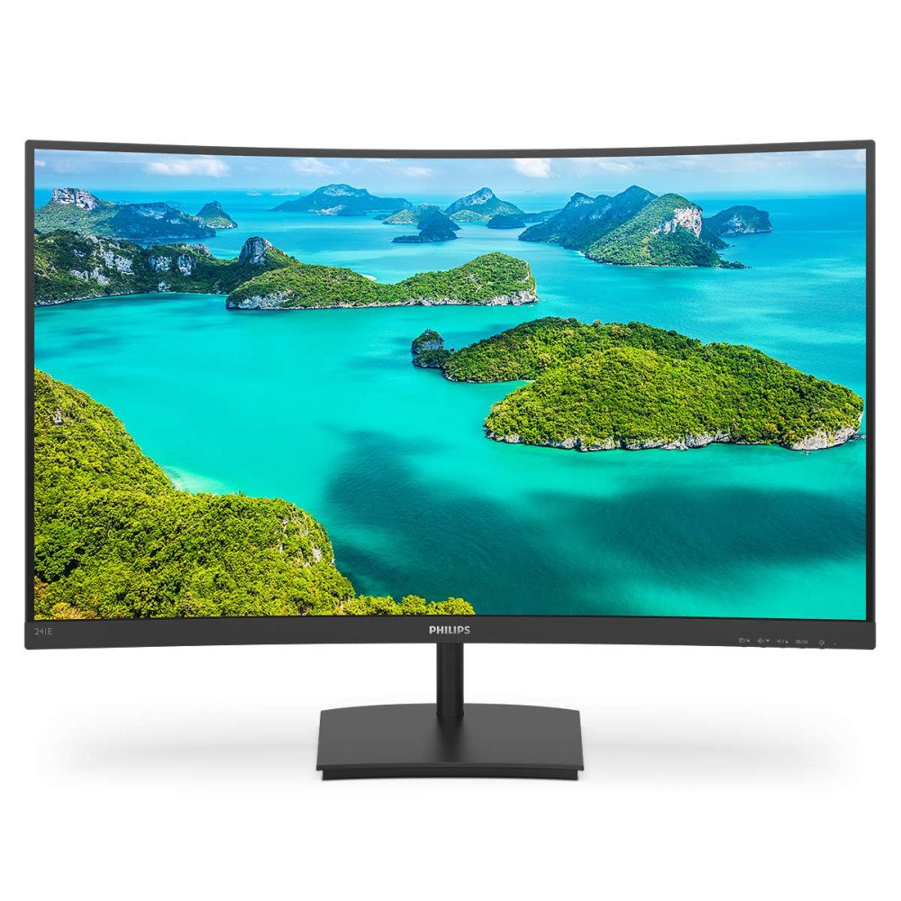 Philips Philips E Line 241E1SCA/00 platta pc-skärmar 59,9 cm (23.6") 1920 x 1080 pixlar Full HD LCD Svart