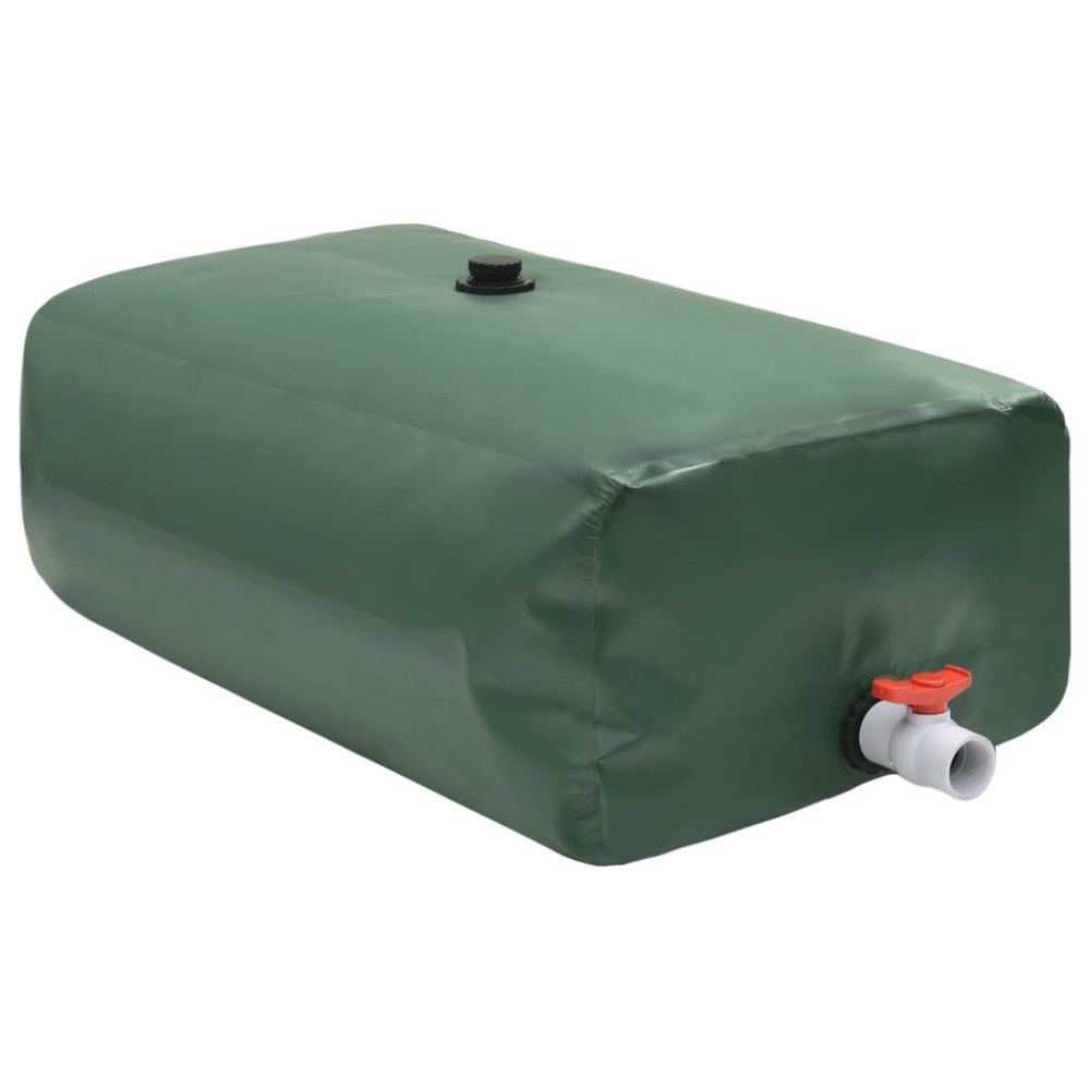 vidaXL Vattentank med kran vikbar 670 L PVC