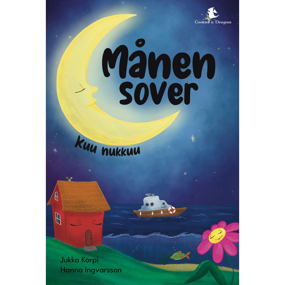 Jukka Korpi Månen sover (bok, kartonnage)