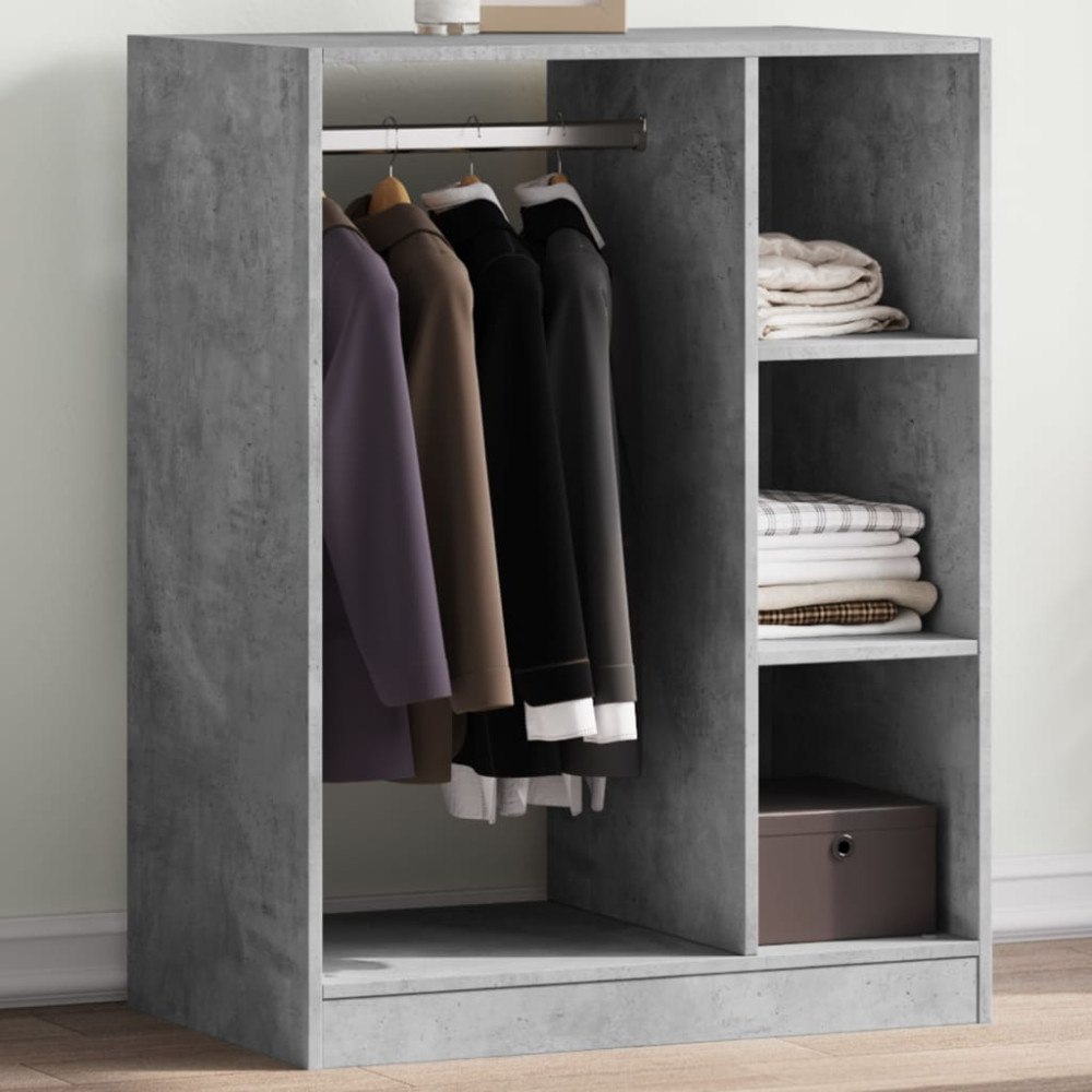 vidaXL Garderob sonoma-ek 77x48x102 cm konstruerat trä