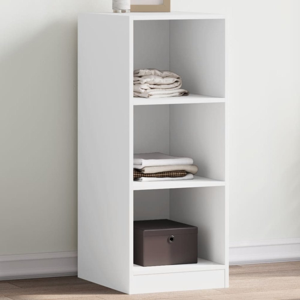 vidaXL Garderob vit 48x41x102 cm konstruerat trä