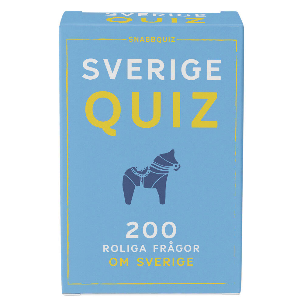 Nicotext Sverigequiz : SnabbQuiz (bok)