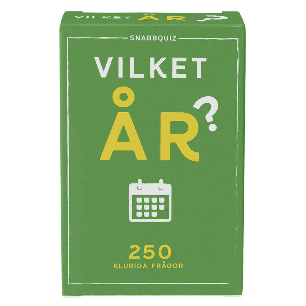 Nicotext Vilket år? : SnabbQuiz (bok)