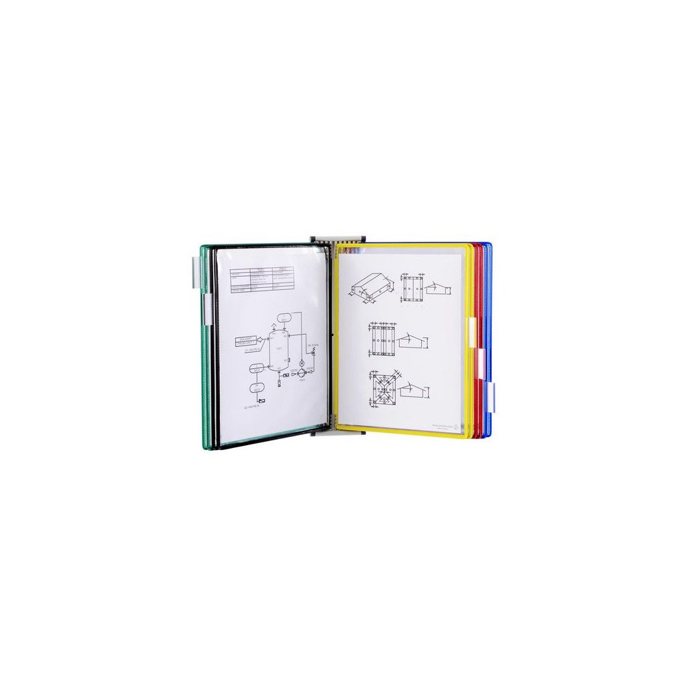 tarifold Väggställ magnet DJOIS A4 10 panel