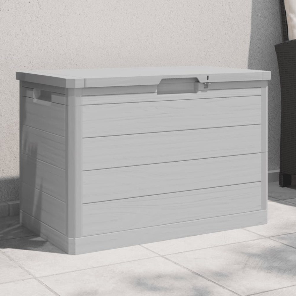 vidaXL Dynbox grå 77,5x44,5x53 cm polypropen