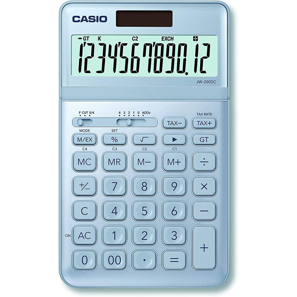 Casio CASIO JW200SCBU - Calculators (183.5 × 109 × 10.8 mm)