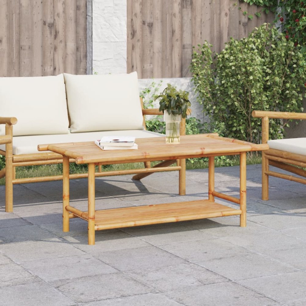 vidaXL Soffbord 110x55x45 cm bambu