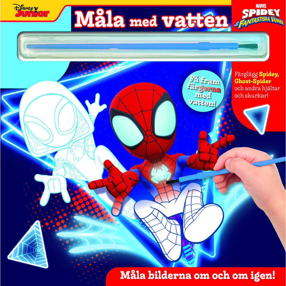 Karrusel Forlag Cargo Int Aps Måla med vatten : Spidey (bok, board book)