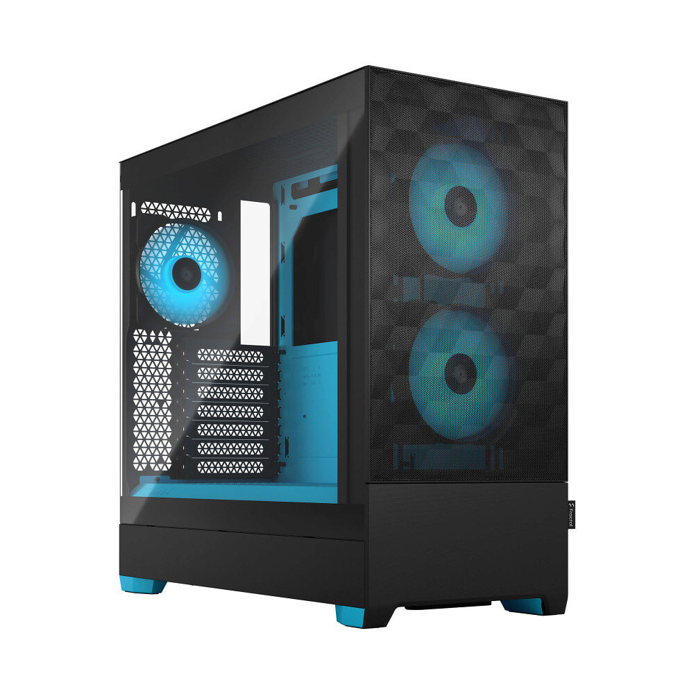 Fractal Design Fractal Design Pop Air Tower Svart, Cyan