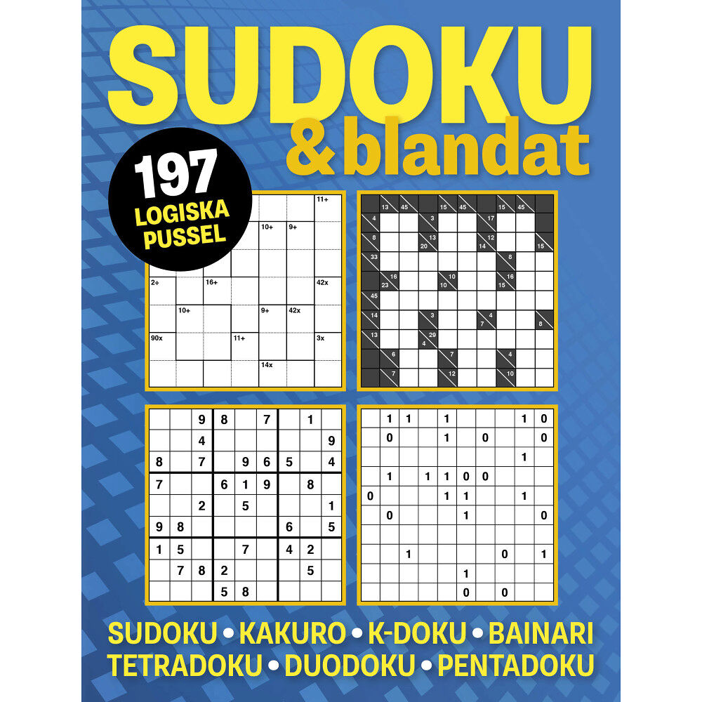 Tukan Förlag Sudoku & blandat (blå) (häftad)