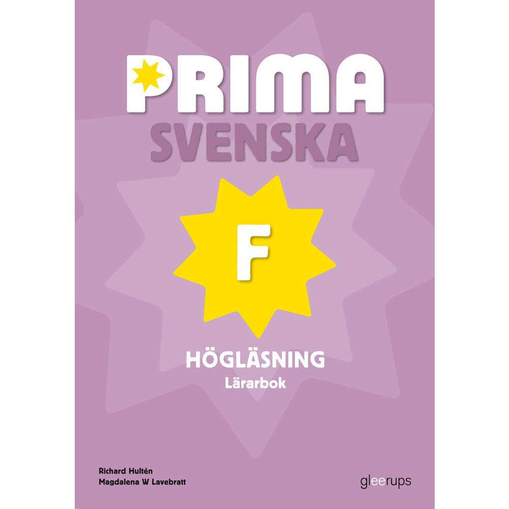 Richard Hultén Prima Svenska F Högläsning Lärarbok (häftad)