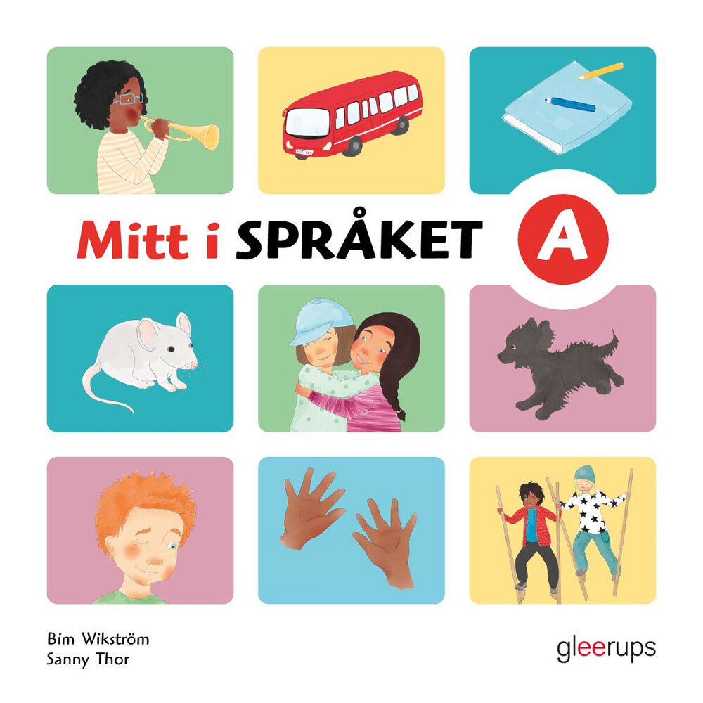 Bim Wikström Mitt i språket A, läsebok (bok, board book)