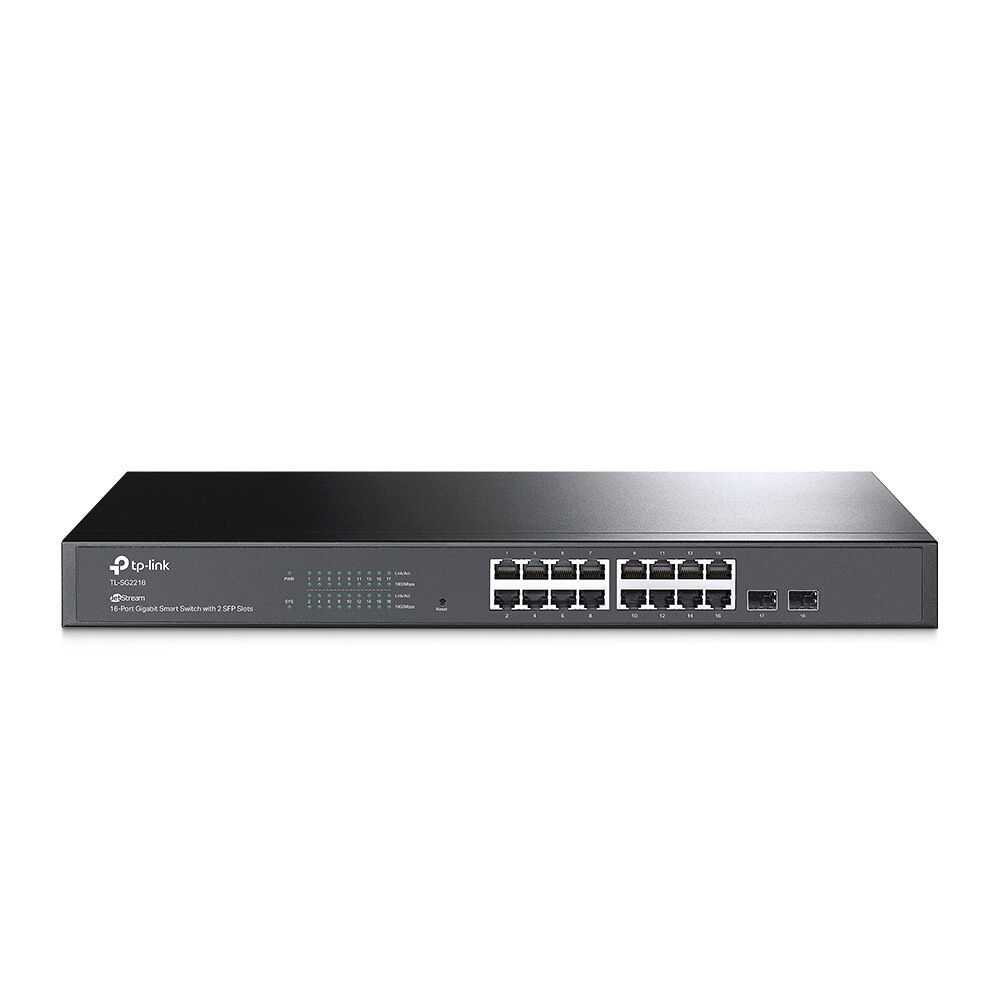 TP-LINK Technologies TP-Link JetStream TL-SG2218 - V1 - switch - 16 portar - smart - rackmonterbar