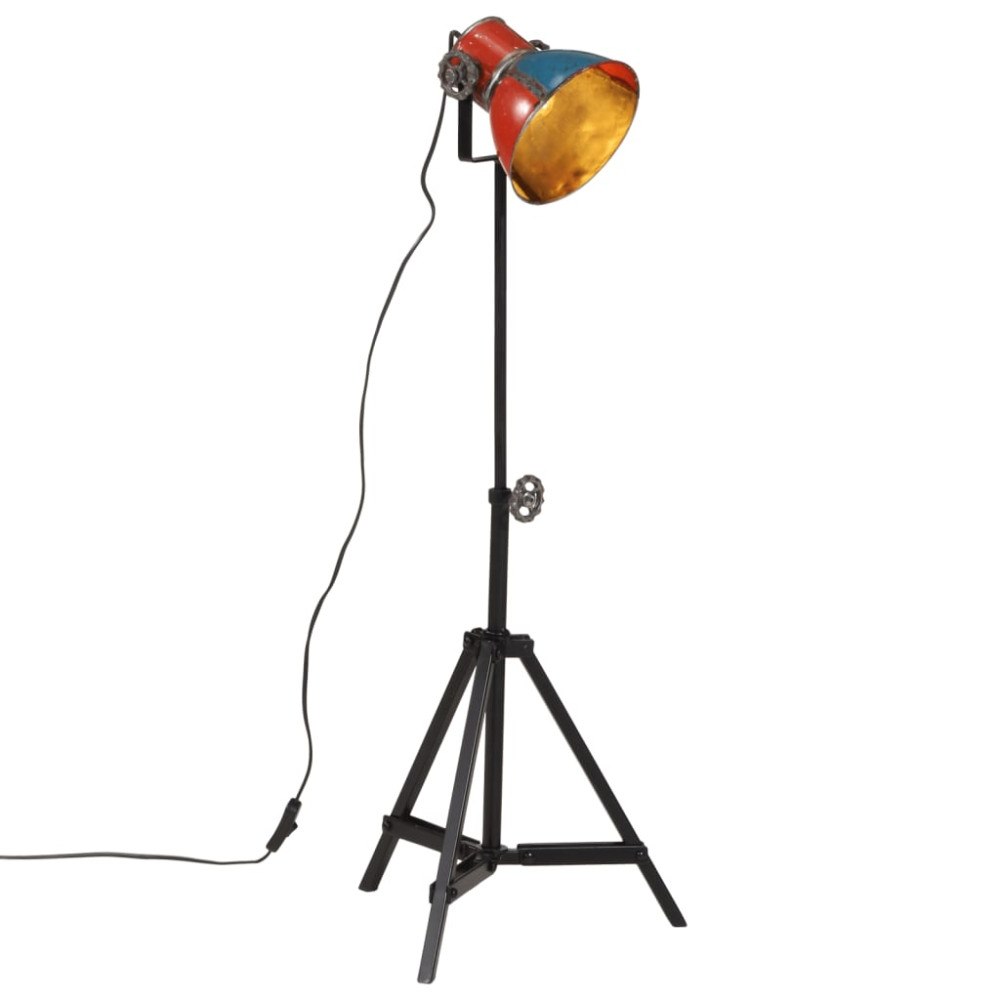 vidaXL Golvlampa 25 W flerfärgad 35x35x65/95 cm E27