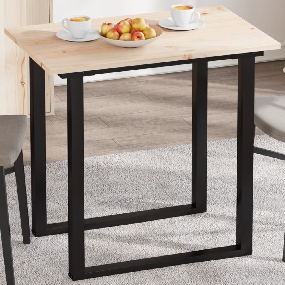 vidaXL Bordsskiva 80x50x1,7 cm rektangulär massiv furu