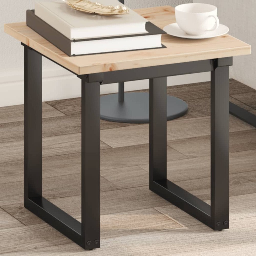 vidaXL Bordsskiva 40x40x1,7 cm fyrkantig massiv furu