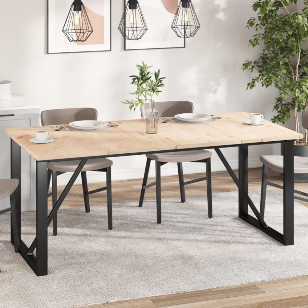 vidaXL Bordsskivor 4 st 90x45x2,5 cm rektangulär massiv furu