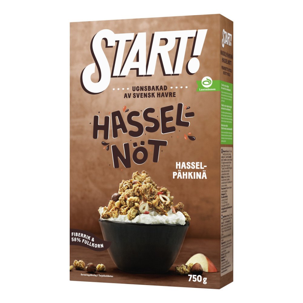 START! START! HASSELNÖT 750G (Utgånget datum)