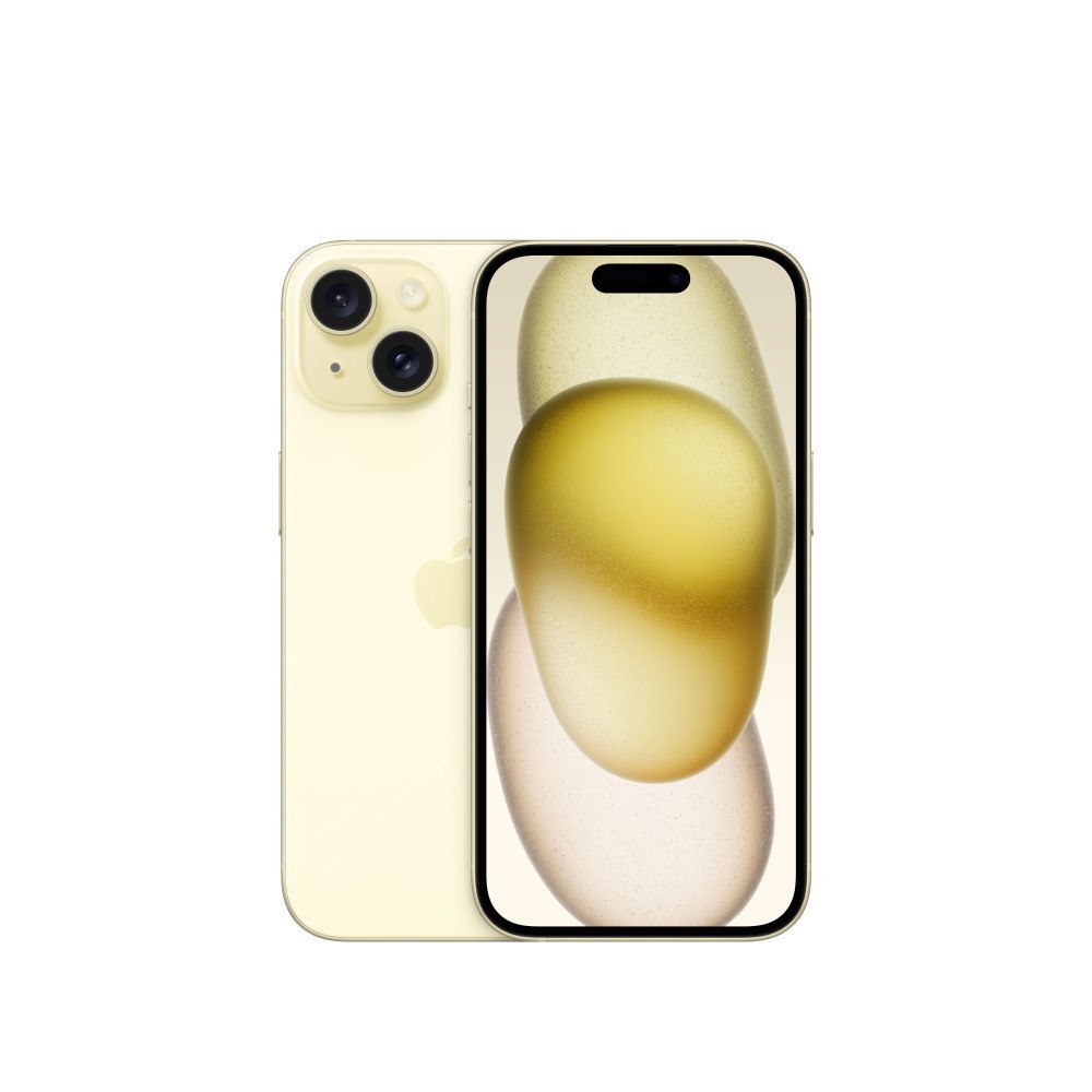 Apple Apple iPhone 15 15,5 cm (6.1") Dubbla SIM-kort iOS 17 5G USB Type-C 512 GB Gul