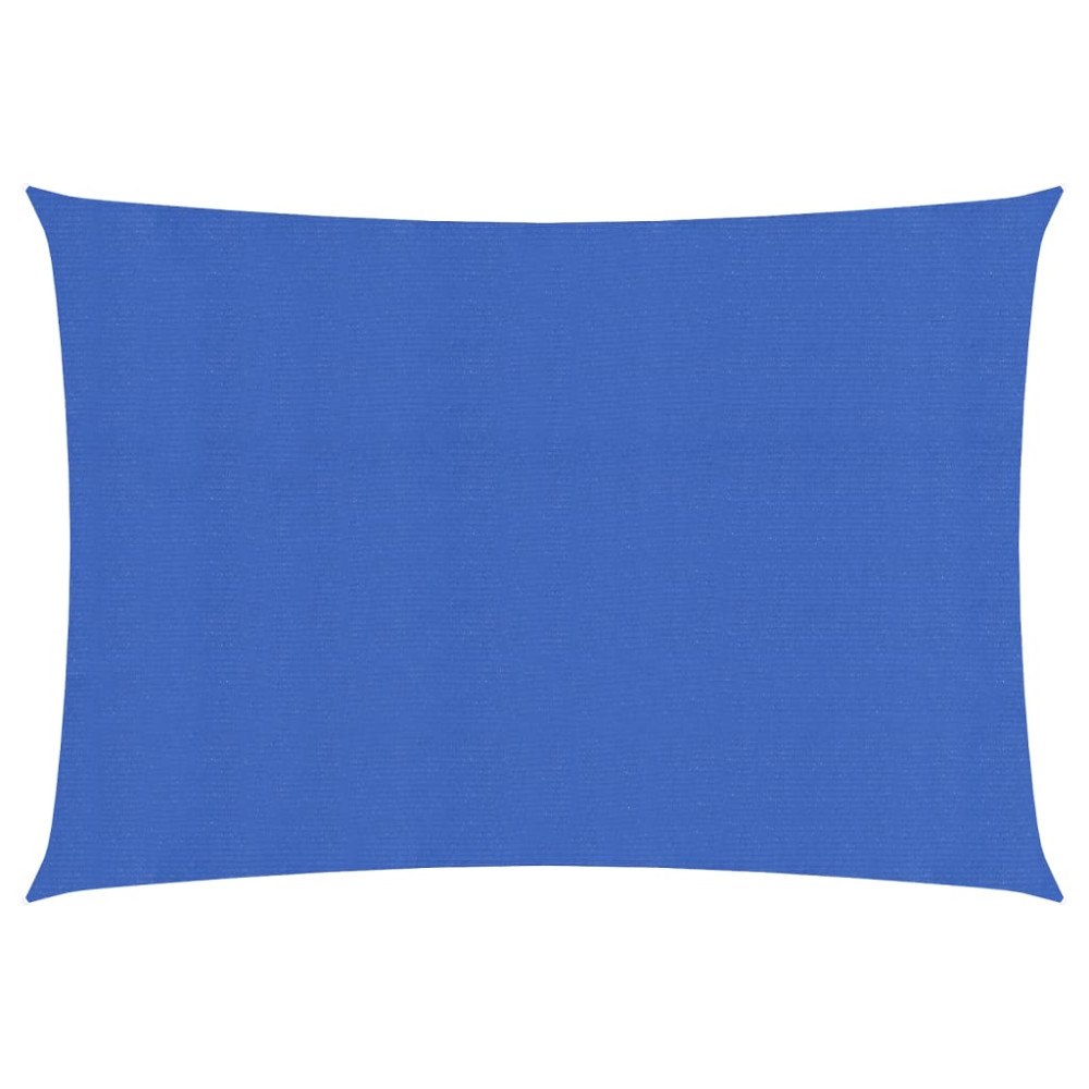 vidaXL Solsegel 160 g/m² rektangulär blå 2,5x5 m HDPE