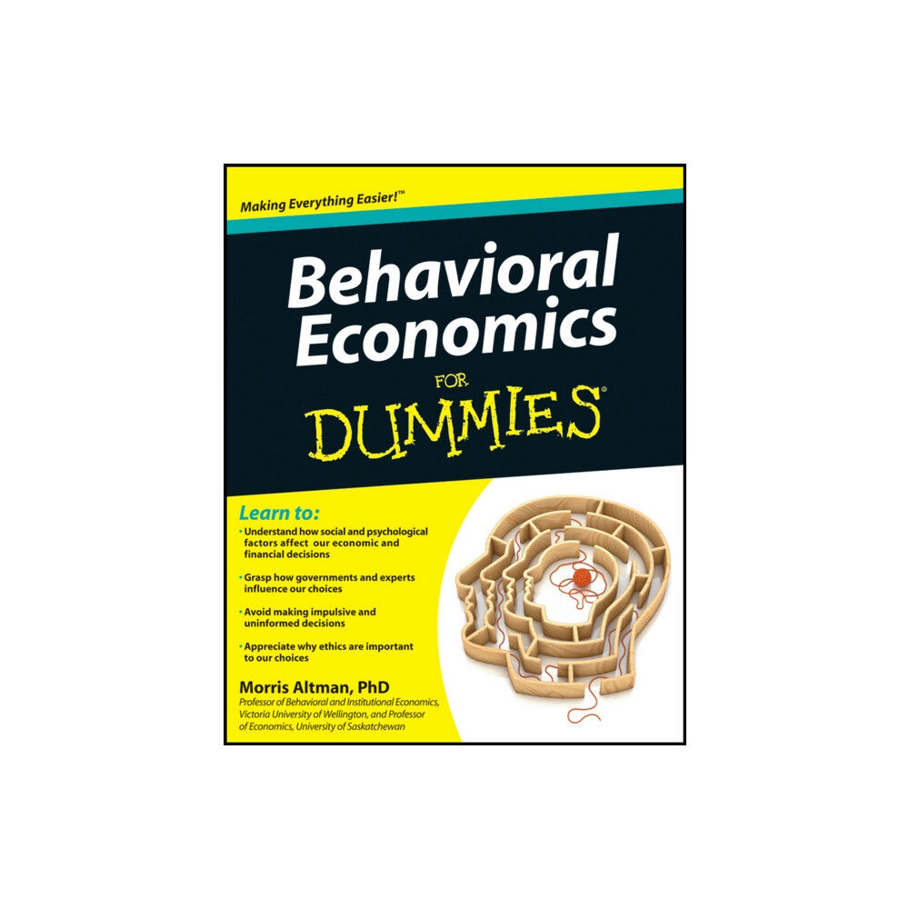 John Wiley & Sons Inc Behavioral Economics For Dummies (häftad, eng)