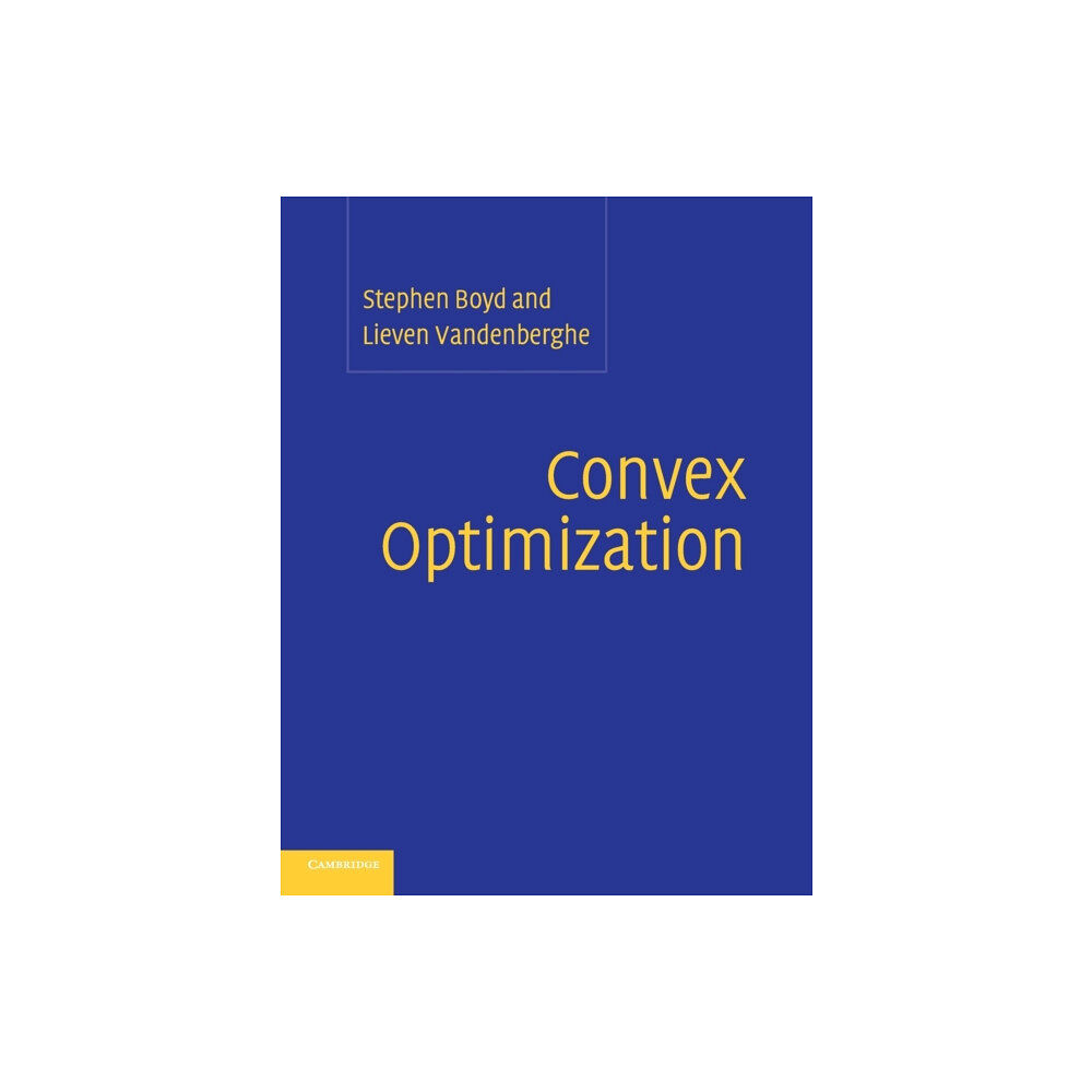 Cambridge University Press Convex Optimization (inbunden, eng)